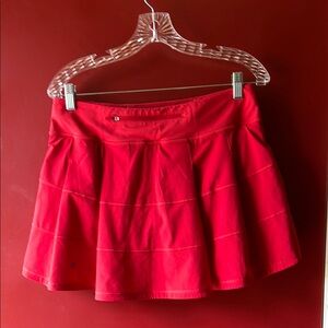 Stylish Red Women's Skirt
